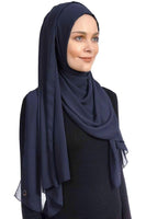 Practical Crepe Scarf Hijab