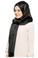 Black Label Taffeta Scarf Hijab