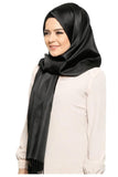 Black Label Taffeta Scarf Hijab