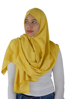 Stunning Viscose Solid Satin Feel Scarf Hijab