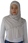 Crystals & Pearls Jersey Viscose Scarf Hijab