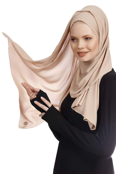 Practical Crepe Scarf Hijab