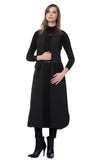Quilted Long Sleeveless Coat