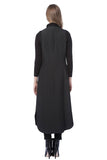 Quilted Long Sleeveless Coat