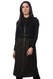 Demi Long Sleeveless Coat