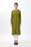 Button Front Long Tunic