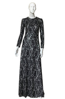 Tailored Long Sleeves with Tail Lace Dress