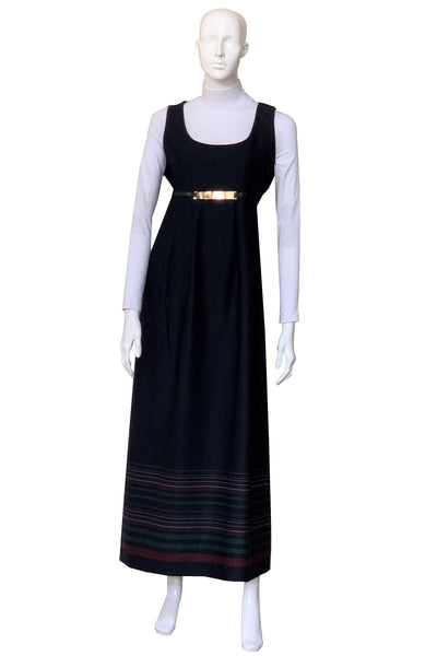 Horizontal Striped Navy Maxi Dress Al Firdaws LLC Horizontal Striped Navy Maxi Dress Al Firdaws LLC