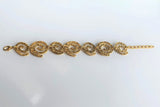 Hammered Gold Plated Bracelet