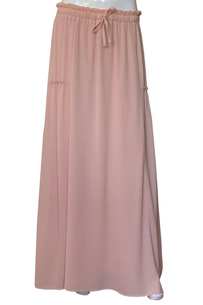 Maxi Skirt with Side Gathering