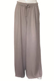 Pull On Wide Leg Cotton Pants